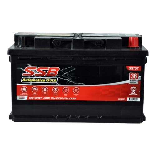 SS Automotive Gold SS75T - 12Volts, 870CCA, 75Ah