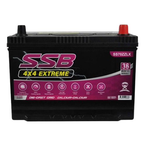 SS Automotive Extreme SS70ZZLX - 12Volts, 1000CCA, 92Ah