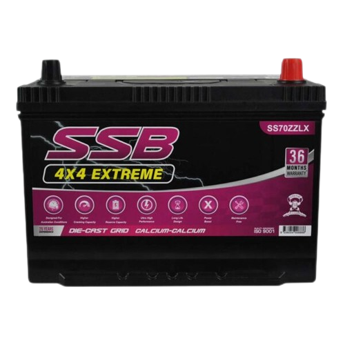SS Automotive Extreme SS70ZZLX - 12Volts, 1000CCA, 92Ah