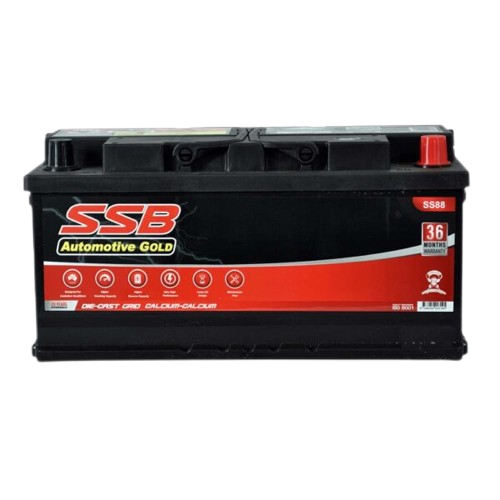 SS Automotive Gold SS88 - 12Volts, 900CCA, 80Ah