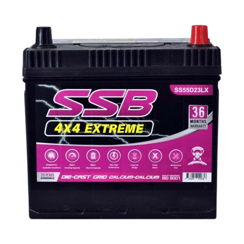 SS Automotive Extreme SS55D23LX - 12Volts, 760CCA, 63Ah