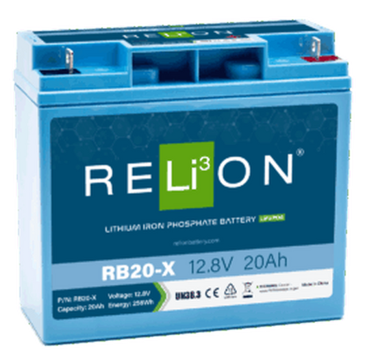 12.8V 20 Ah-X 3SC LiFePO4