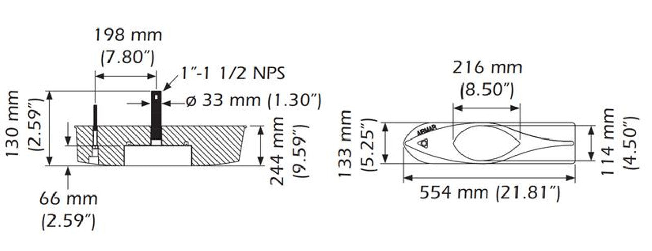 XSONIC Airmar B275LH-W