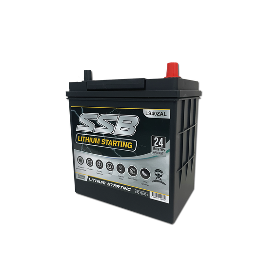 SSB LS40ZAL 12v 30Ah 800CCA Lithium Starting Battery