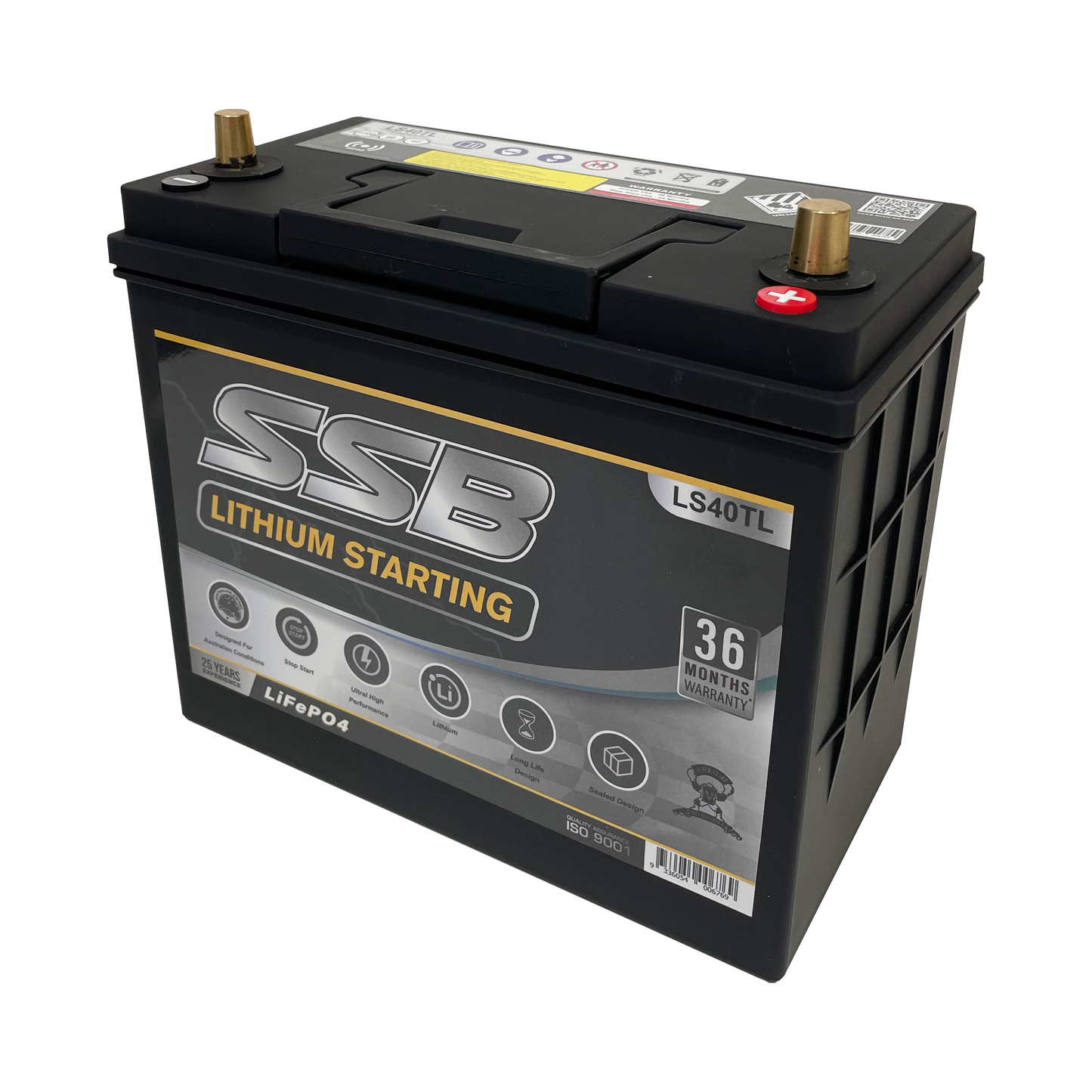 SSB LS40TL 12v 40Ah 1000CCA Lithium Starting Battery