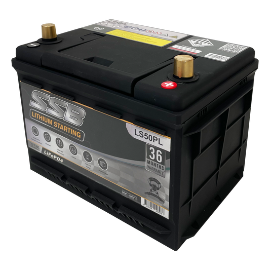 SSB LS50PL 12v 60Ah 1400CCA Lithium Starting Battery