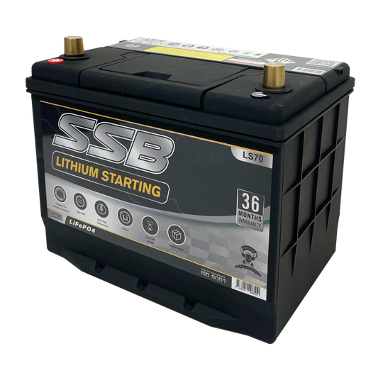 SSB LS70 12v 60Ah 1400CCA Lithium Starting Battery