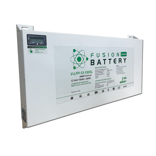 Fusion V-LFP-12-150SL Deep-Cycle 12v 150Ah Lithium Battery