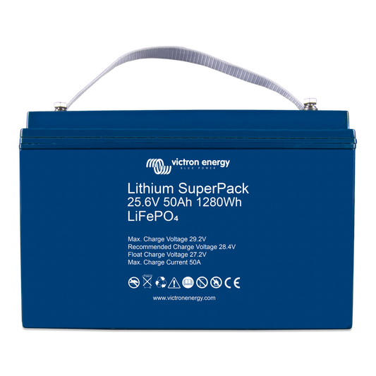 24V 50AH Victron Lithium SuperPack battery