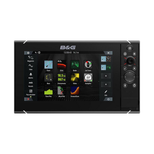 Zeus³S-9 MFD with No Charts - Boatbuilder