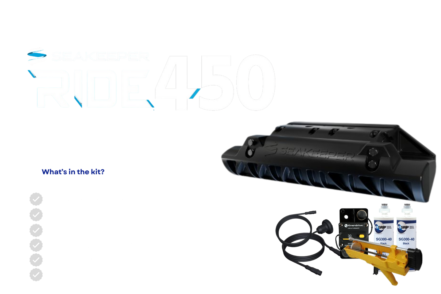 Seakeeper 450 Complete Kit