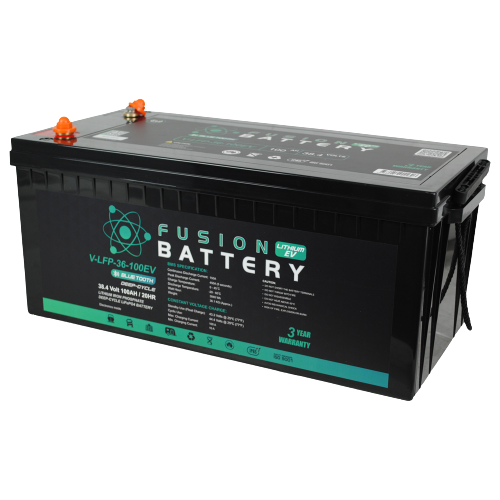 Fusion V-LFP-36-100EV 36V 100Ah Lithium Battery w/30A lithium charger
