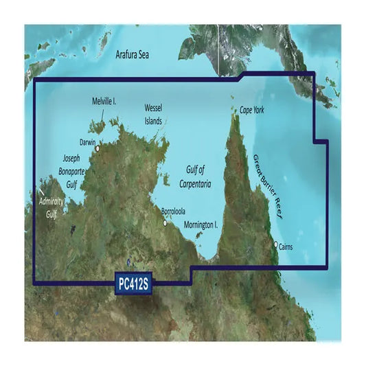 BlueChart g3 microSD with SD Adaptor - Admiralty Gulf WA to Cairns