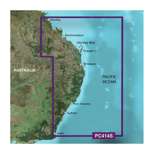 BlueChart g3 Vision microSD - Mackay to Twofold Bay
