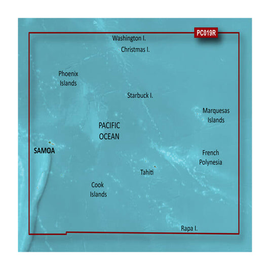 BlueChart g3 Vision micro SD - Polynesia