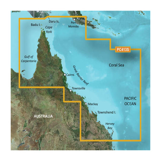 BlueChart g3 microSD with SD Adaptor - Mornington Island - Hervey Bay