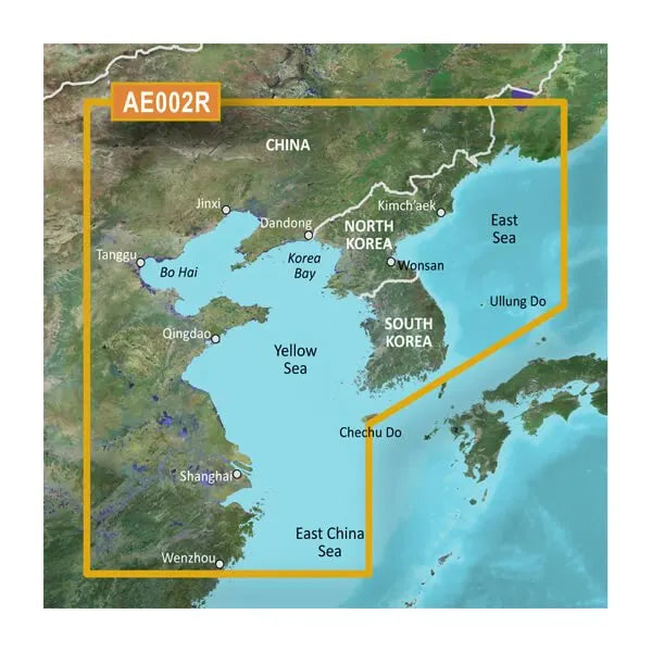 BlueChart g3 Vision microSD - Yellow Sea – MarineBatteryCo.