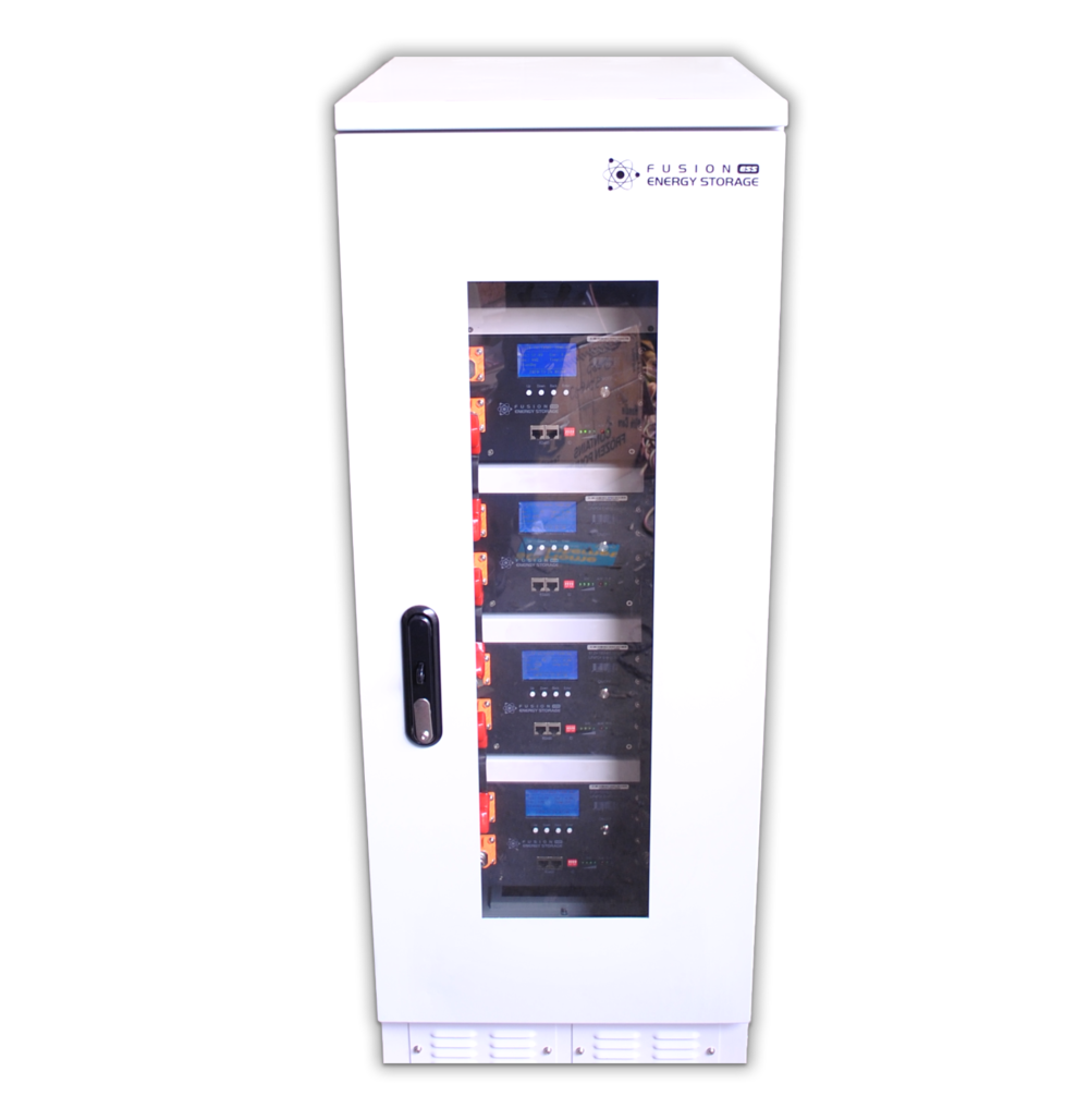 Fusion Lithium IP65 20.48 kWh - 4 Tier Outdoor Cabinet