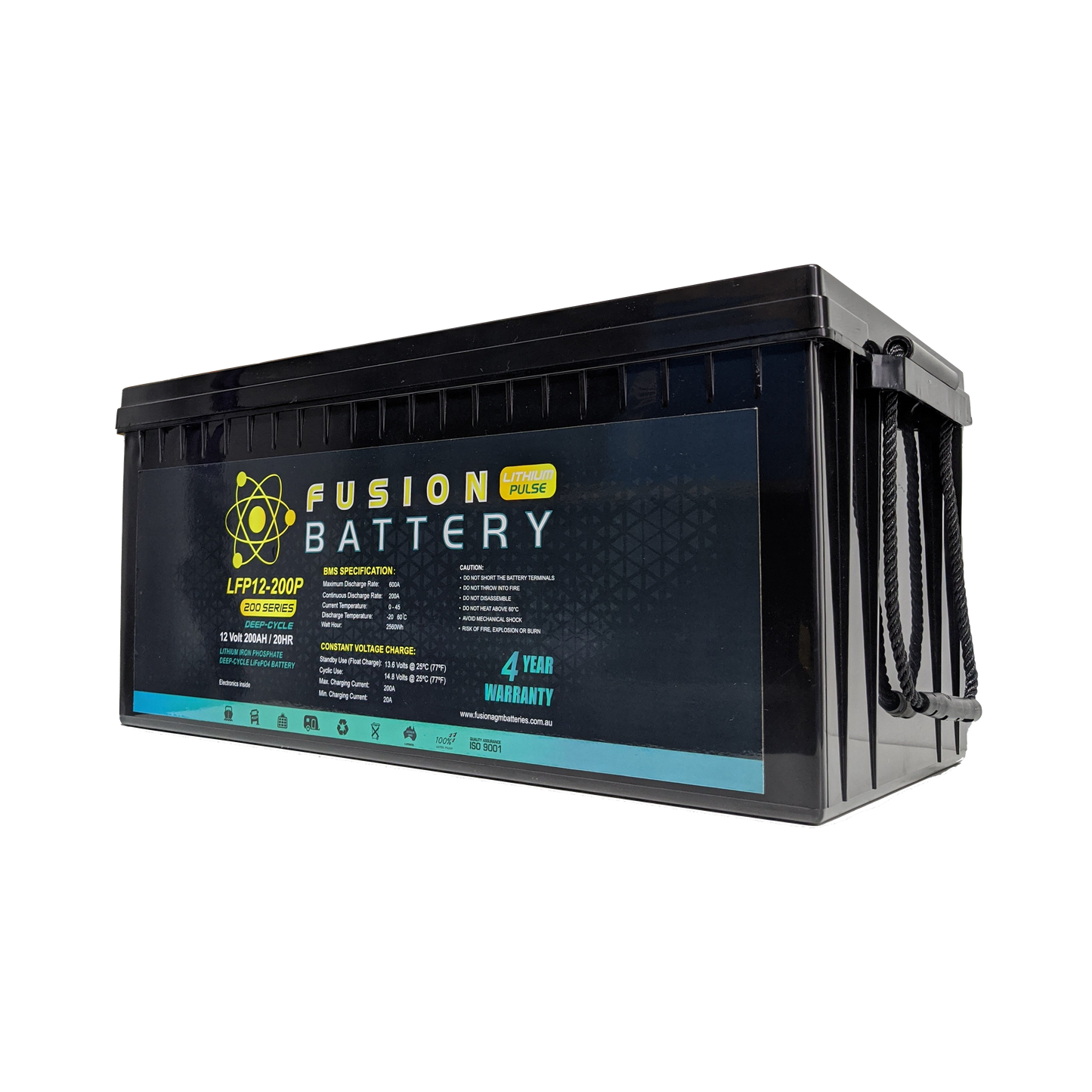 Fusion Pulse 12v 200Ah Lithium Battery
