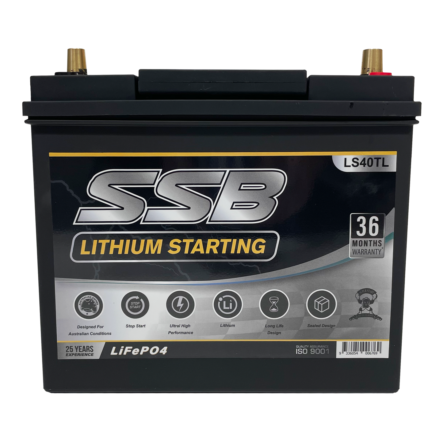 SSB LS40TL 12v 40Ah 1000CCA Lithium Starting Battery