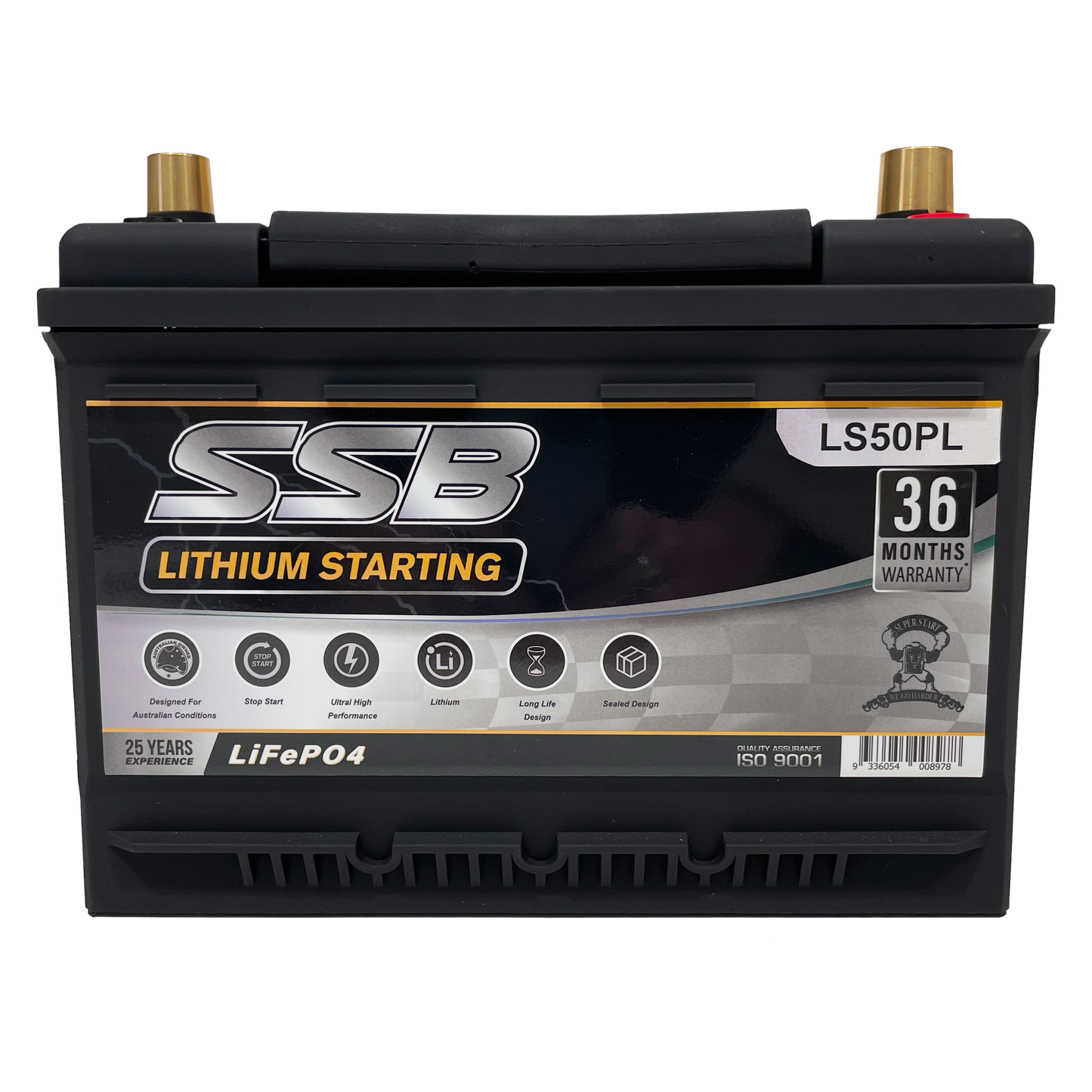 SSB LS50PL 12v 60Ah 1400CCA Lithium Starting Battery
