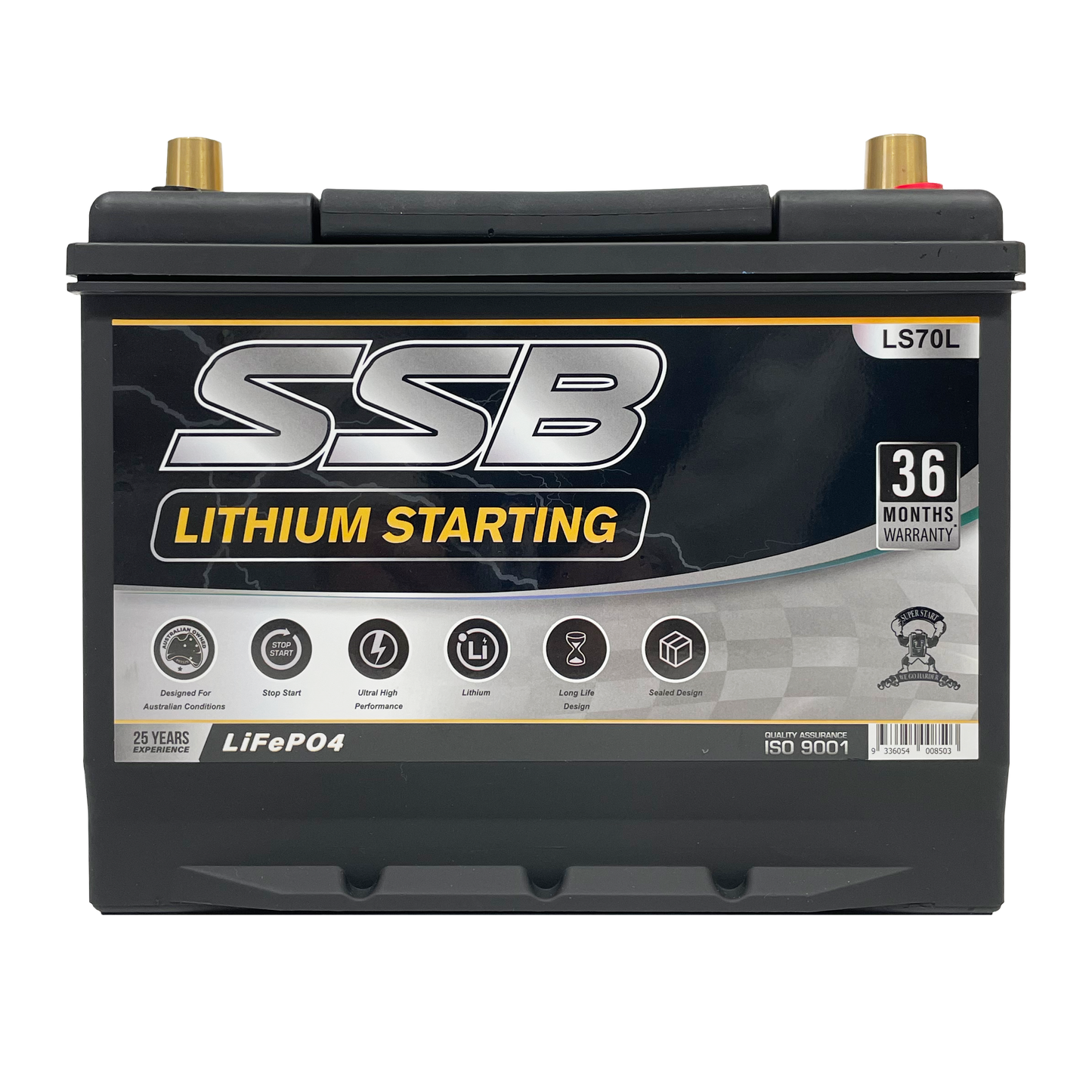SSB LS70L 12v 60Ah 1400CCA Lithium Starting Battery