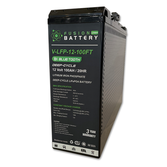 Batterie Leoch HRCL1280 12V 80Ah 75Ah 6-evf-80 plomb carbone
