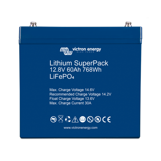 12V 60AH Victron Lithium SuperPack battery